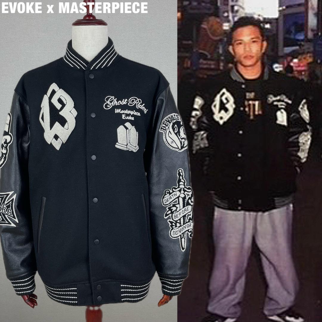 山本KID着 EVOKE x MASTERPIECE 05AW レザースタジャン - メルカリ