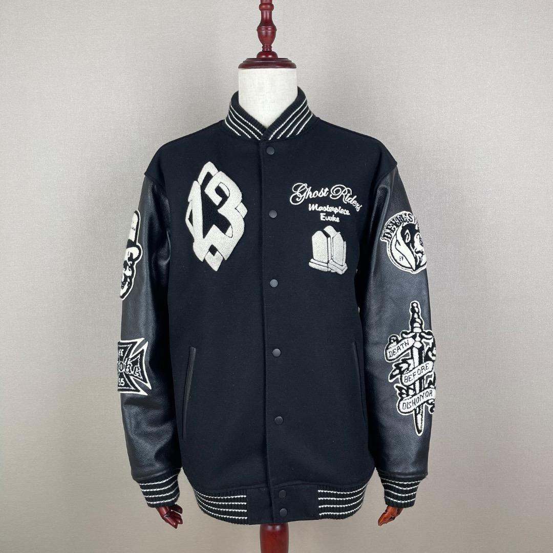 山本KID着 EVOKE x MASTERPIECE 05AW レザースタジャン - メルカリ