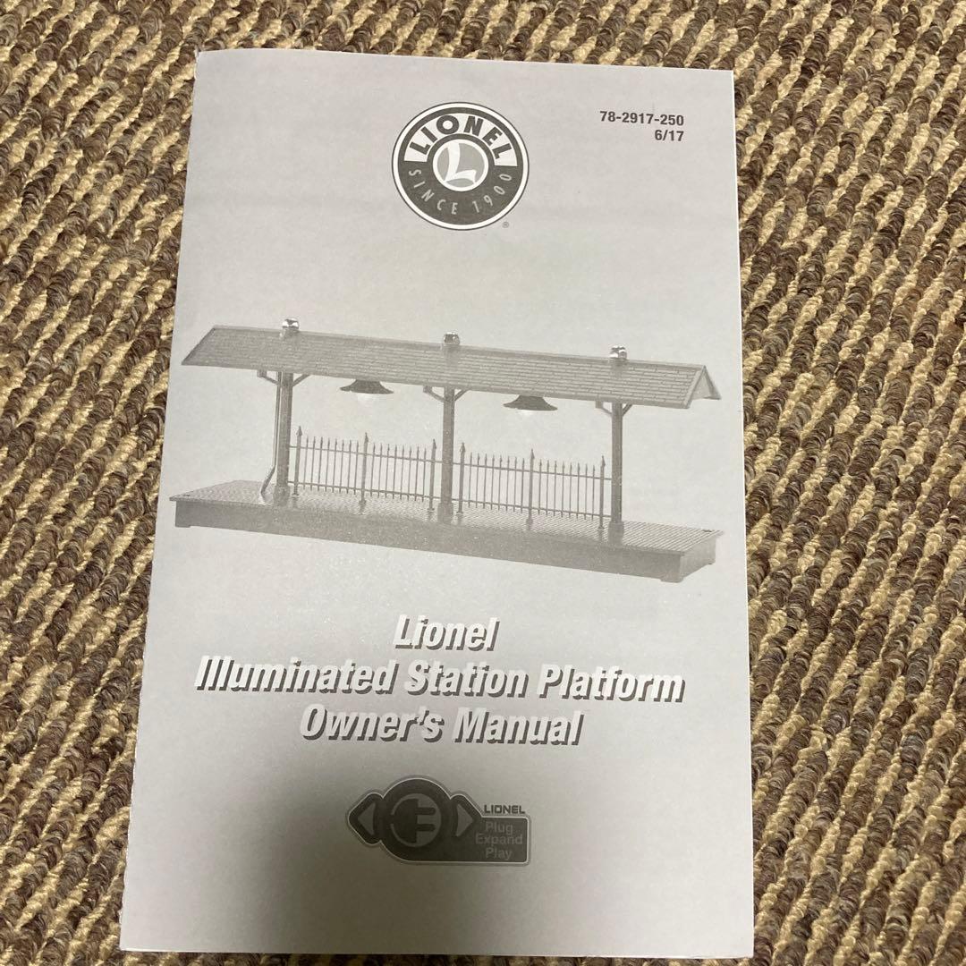 ライオネル Oゲージ イルミネネイド ステーション プラットホーム