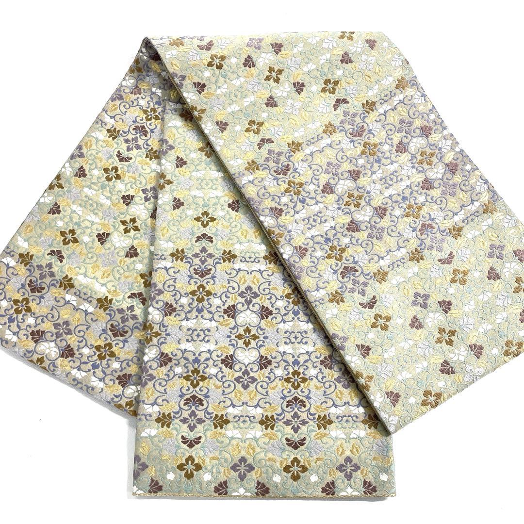 帯6543 ○高級 正絹 六通 袋帯 - メルカリ