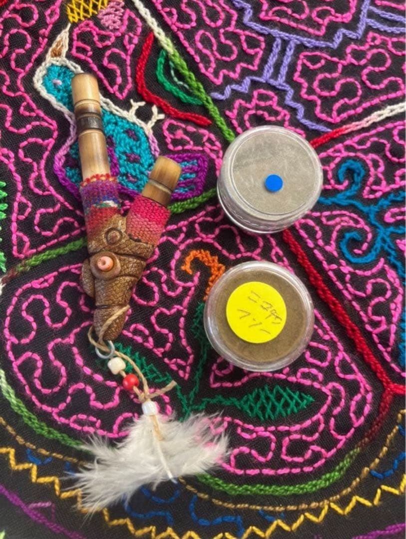 【数量限定】ハペラペ　約6g（各3g）セット　ペルーシャーマン手作りのクリペ付き 数量限定ハペ ラペ 6g（各3g）セット ペルーシャーマン手作りの