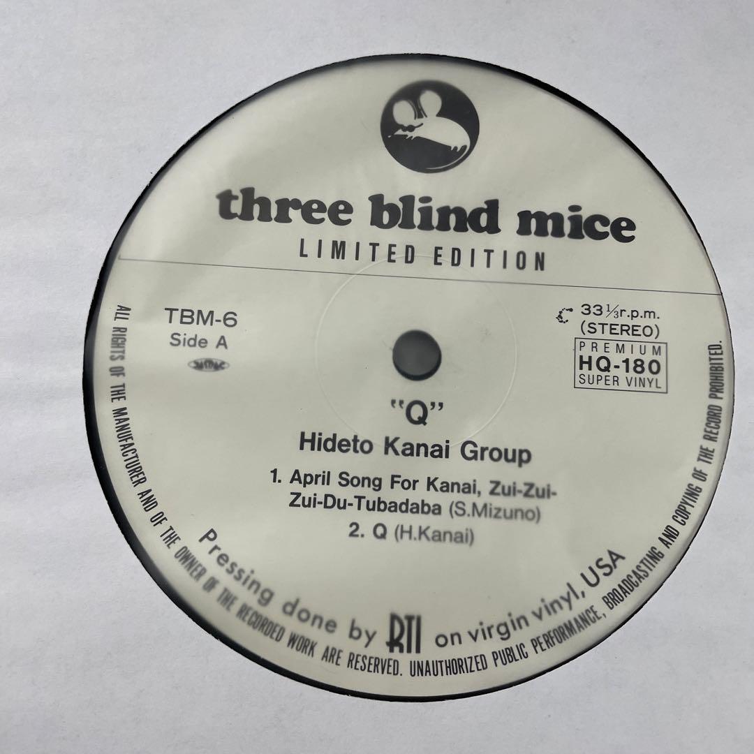 金井英人グループ ''Q'' TBM 25周年記念完全限定盤重量盤レコード