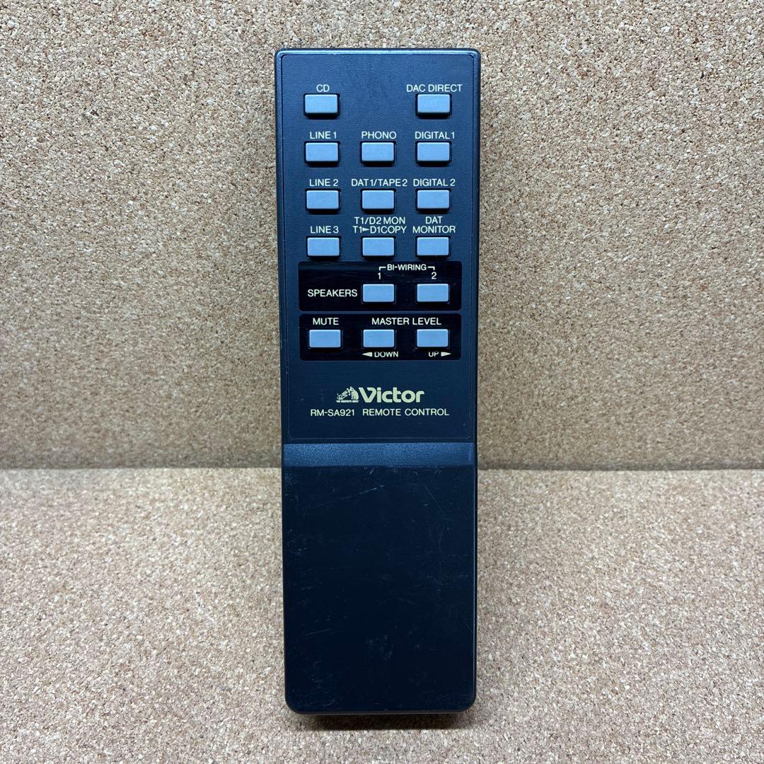 (8523) ビクター オーディオリモコン RM-SA921 7306) ビクター オーディオリモコン RM-SA921 S170-623☆ビクター