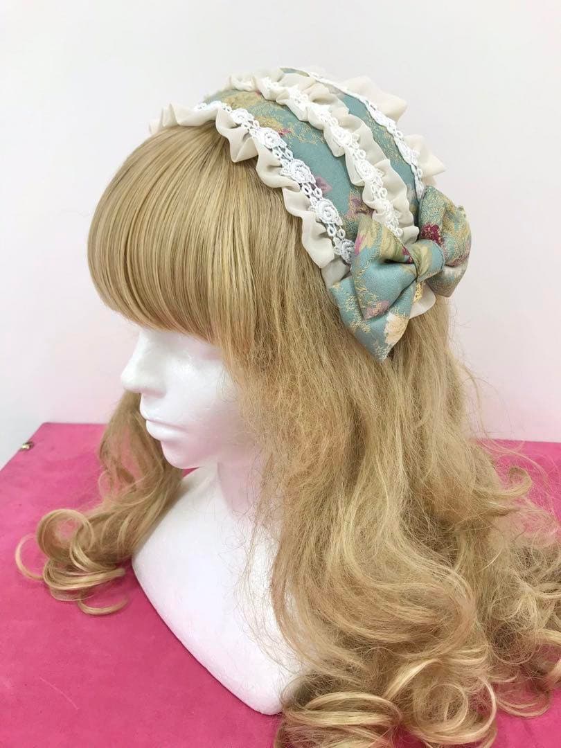 メタモルフォーゼ ジャガードヨークフレアJSK &カチューシャ ミント