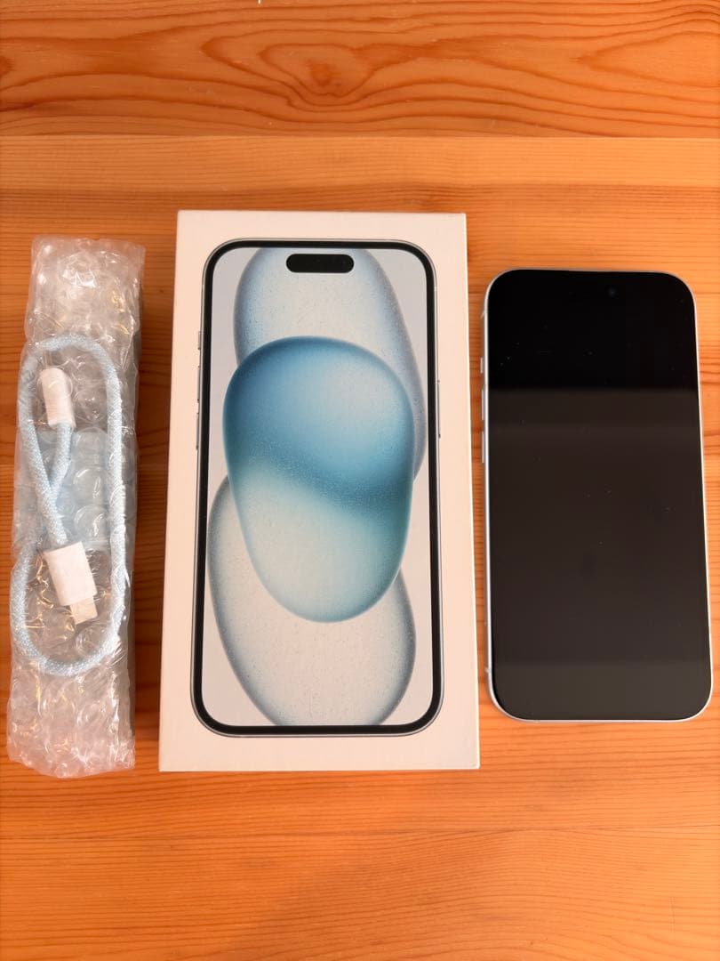 iPhone15 128GB ブルー Apple 本体・充電器セットの通販はau PAY