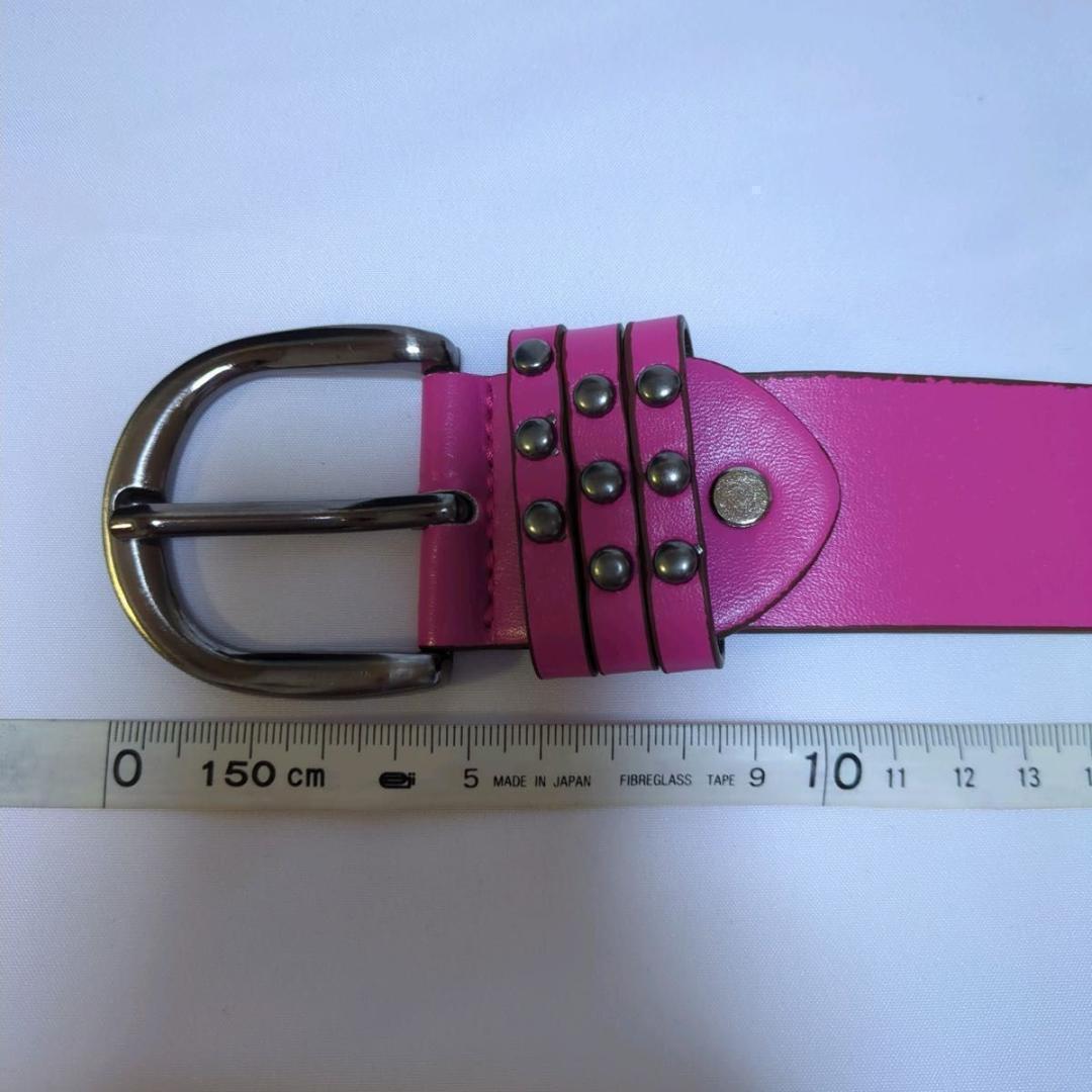 ベルト ピンク スタッズ y2k スケーター 平成 ロック パンク ギャル