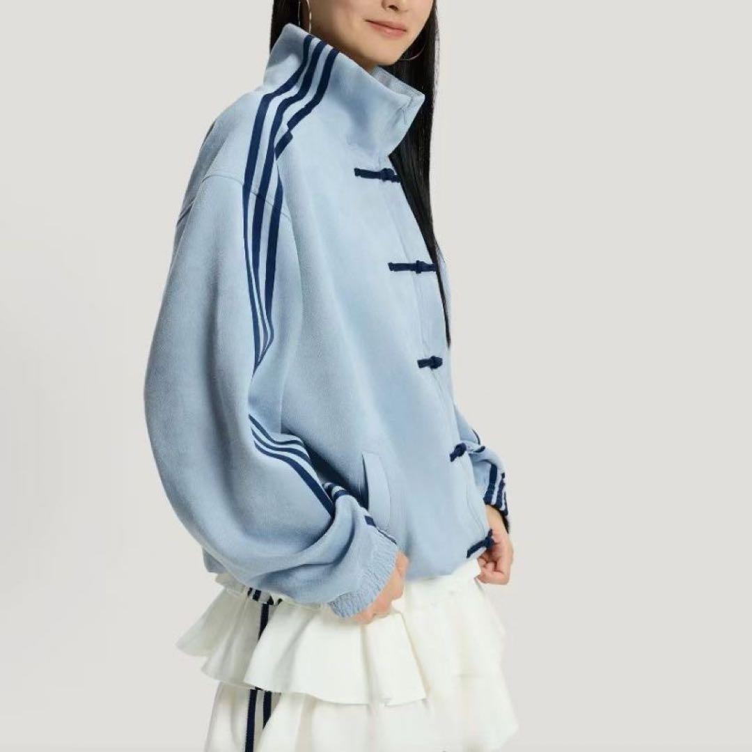 adidasアディダス 中国限定 蛇年トラックジャケットダー ライドブルー
