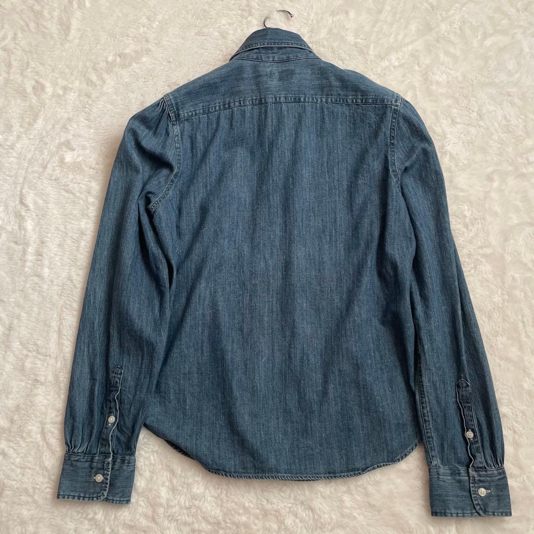 ポロラルフローレン ボウタイシャツ ブラウス ポニー刺繍 リボン