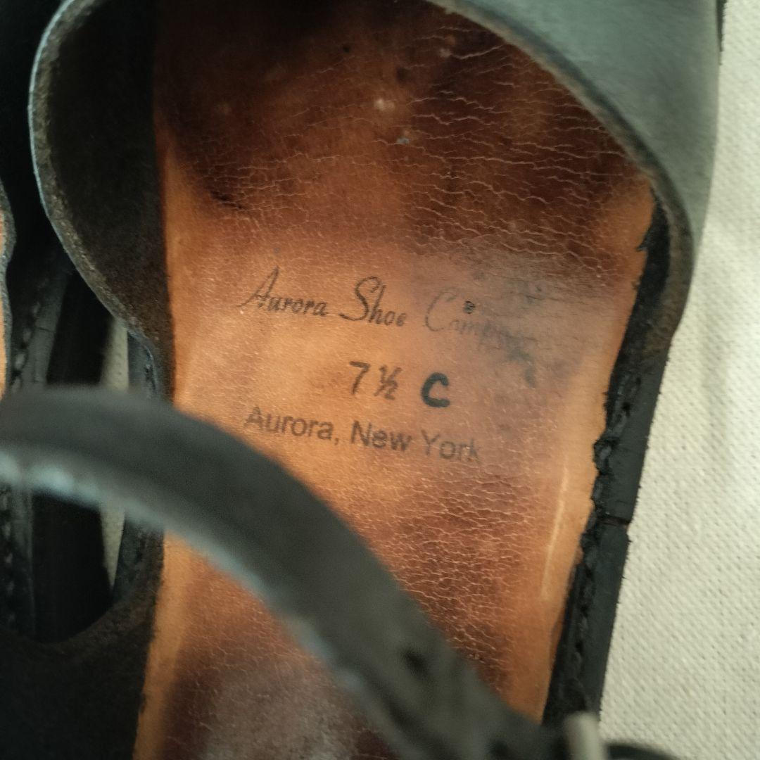 AURORA SHOE メリージェーンニューチャイニーズ　黒 23.5cm