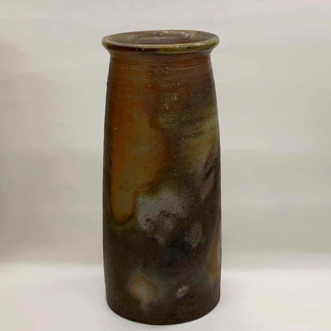 【花入14】備前10     山本雄一　高さ25.5㎝ mu-362-78.JPG