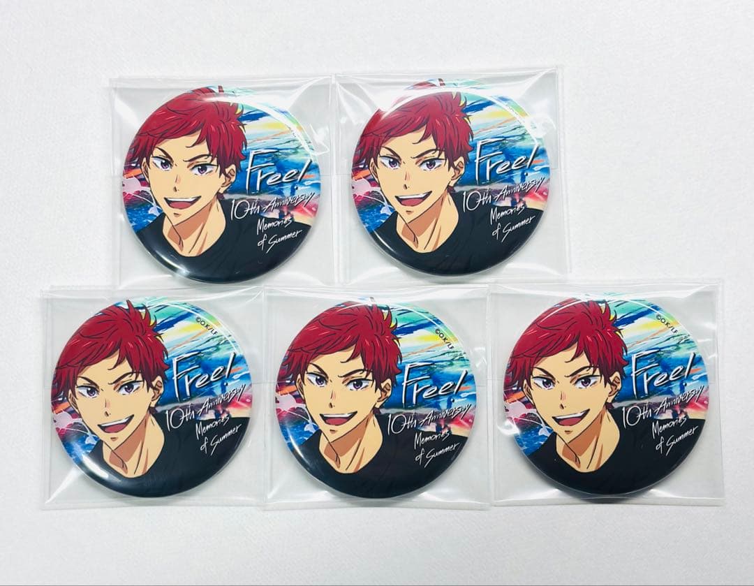 Free! 10th Anniversary MS 缶バッジ 椎名旭 - メルカリ