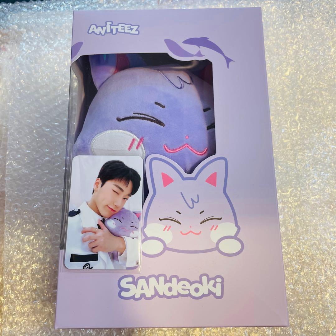 公式 ateez aniteez md サン ぬいぐるみ トレカ 付き - メルカリ