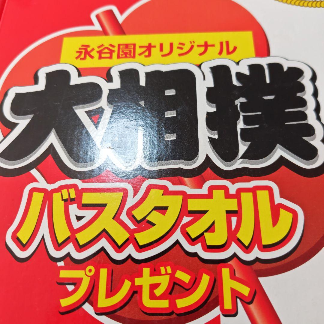 20年以上前入手困難超レア懸賞当選品永谷園大相撲バスタオル未使用箱付