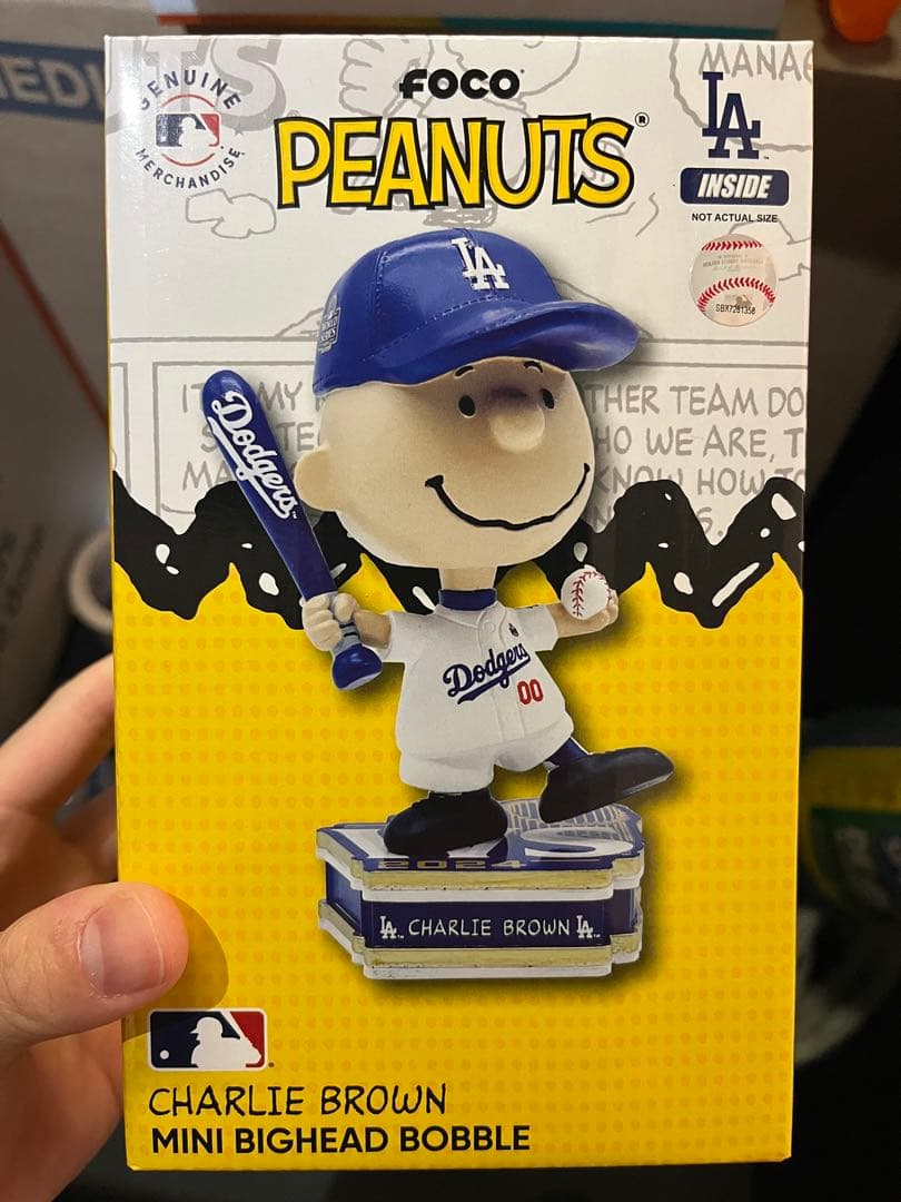 世界限定150個!! ロサンゼルス・ドジャース チャーリー・ブラウン