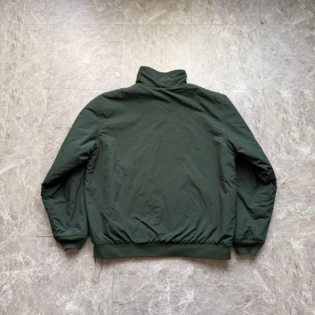 L.L.Bean ウォームアップジャケット　ナイロンフリース　ロゴ刺繍