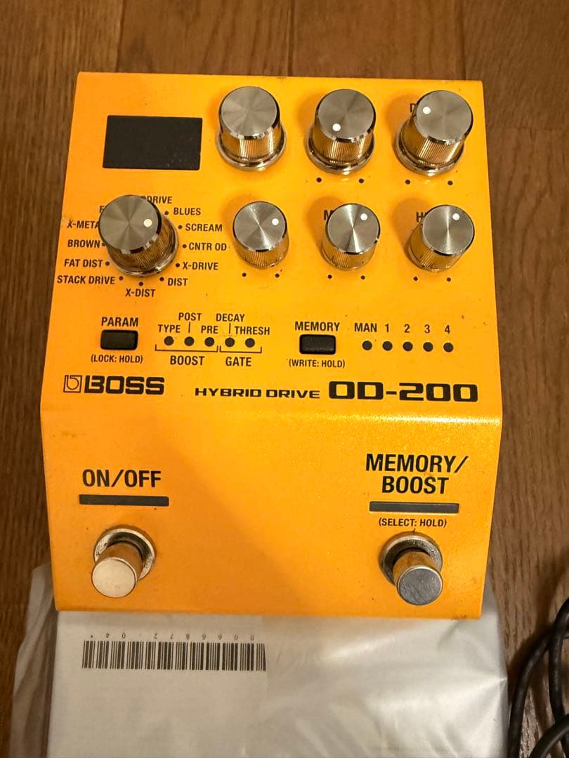 BOSS OD-200 ギターエフェクター Amazon.com: BOSS OD-200 Hybrid Drive Guitar Pedal (OD-200