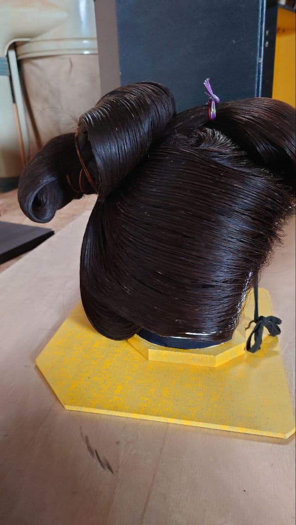 日本髪かつら 演劇用 コスプレ用 観賞用 2個セット