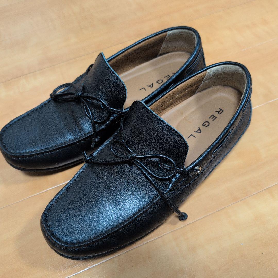 ☆REGAL☆ 黒 レザー ローファー 24.5cm - メルカリ