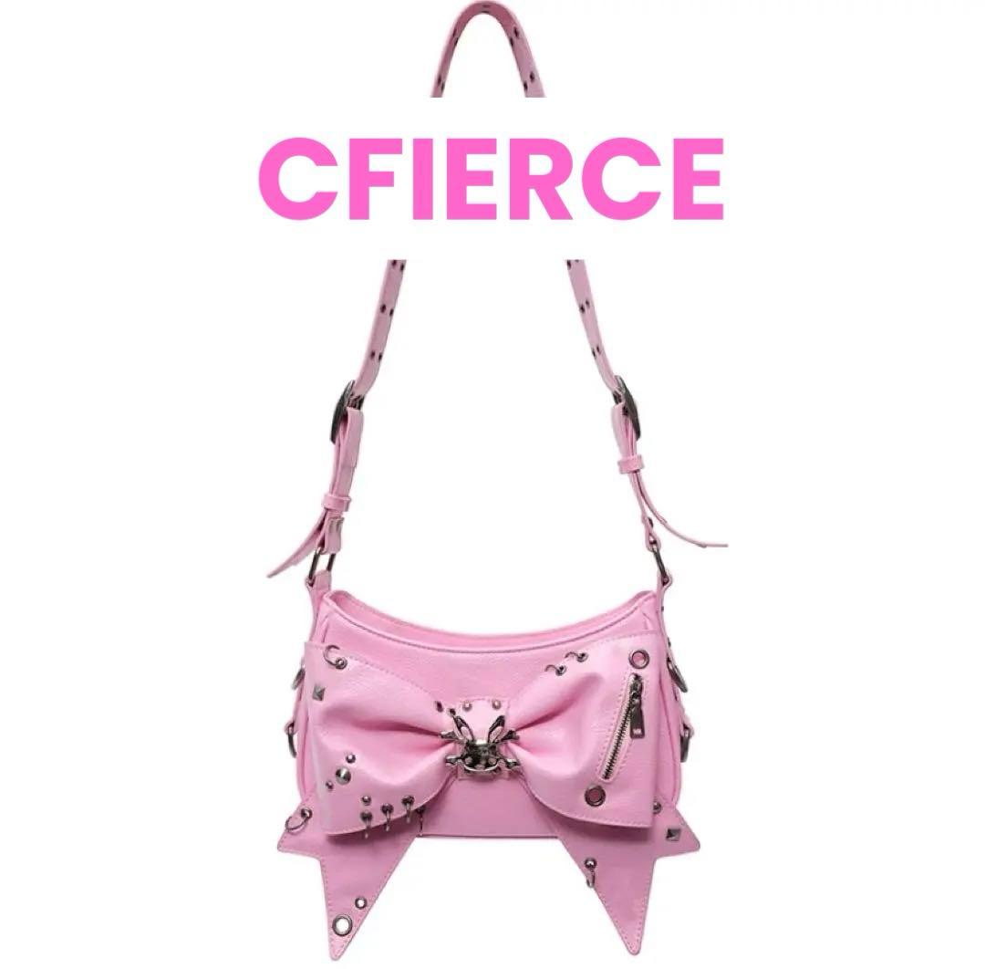 CFIERCE リボン ショルダーバッグ ピンク newjeans xg - メルカリ