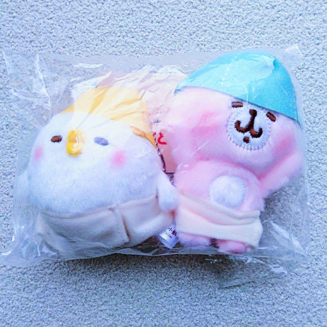 匿名配送】カナヘイ☆ピスケとうさぎの湯☆ぬいぐるみ 缶バッジ