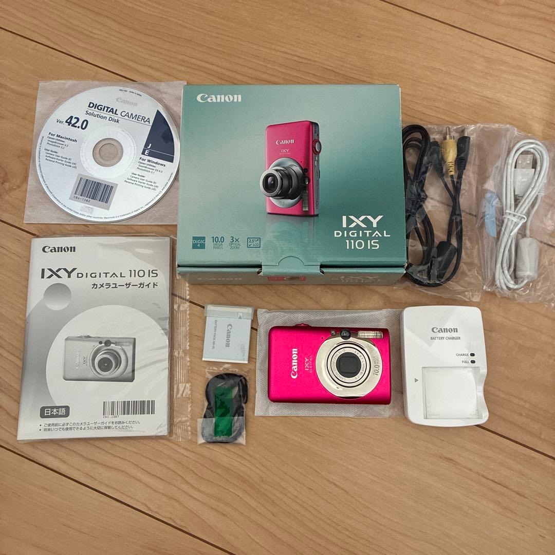 Canon】IXY110IS デジタルカメラ ピンク