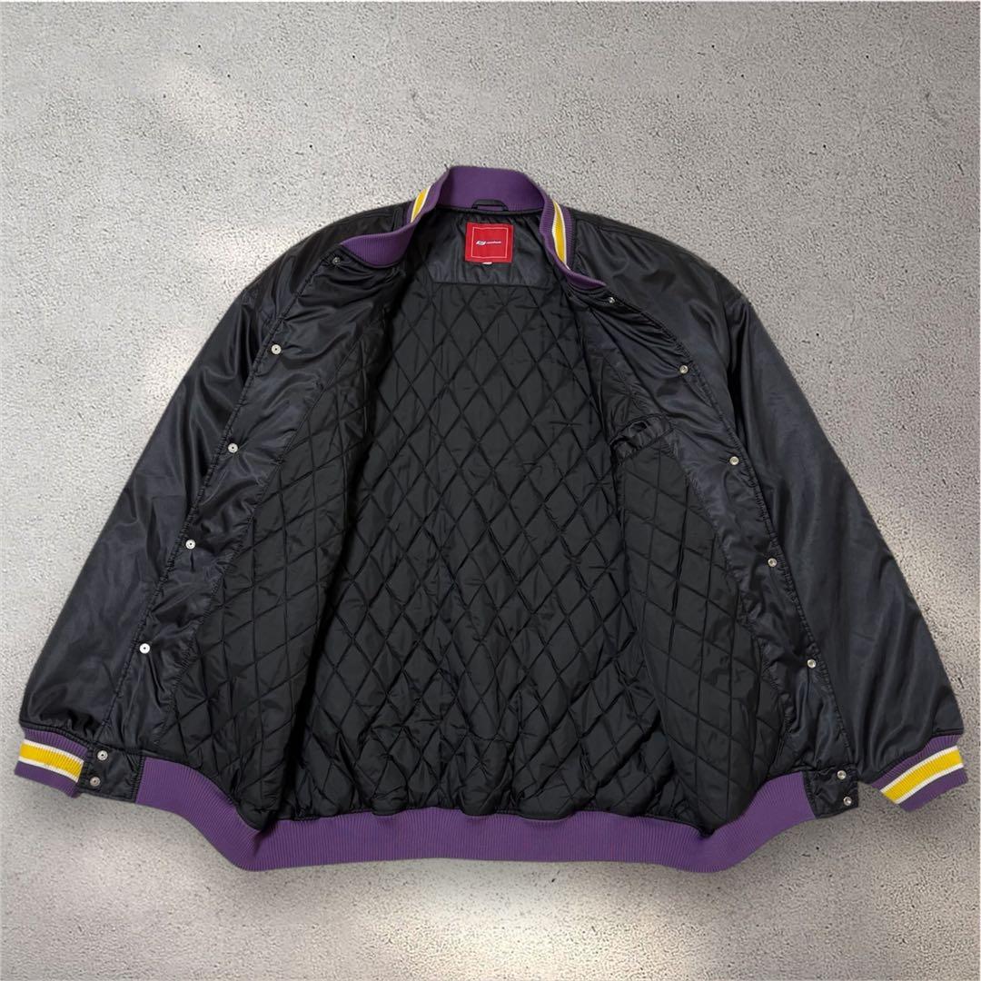希少 大きめ2XL】Reebok×Lakers NBA スタジャン ジャケット