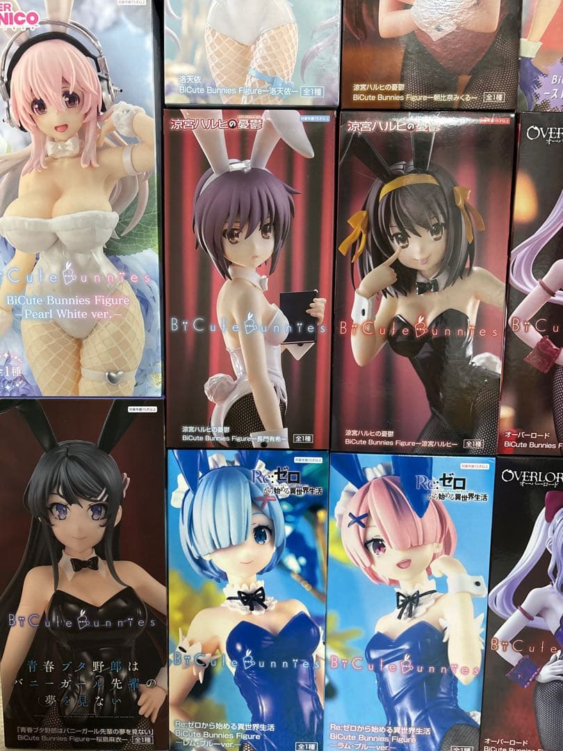 美少女　バニー　フィギュア　まとめ売り　１７体