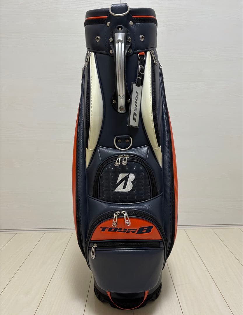 ブリヂストン TOUR B CBG910-NA 9.5型キャディーバッグ - ゴルフバッグ
