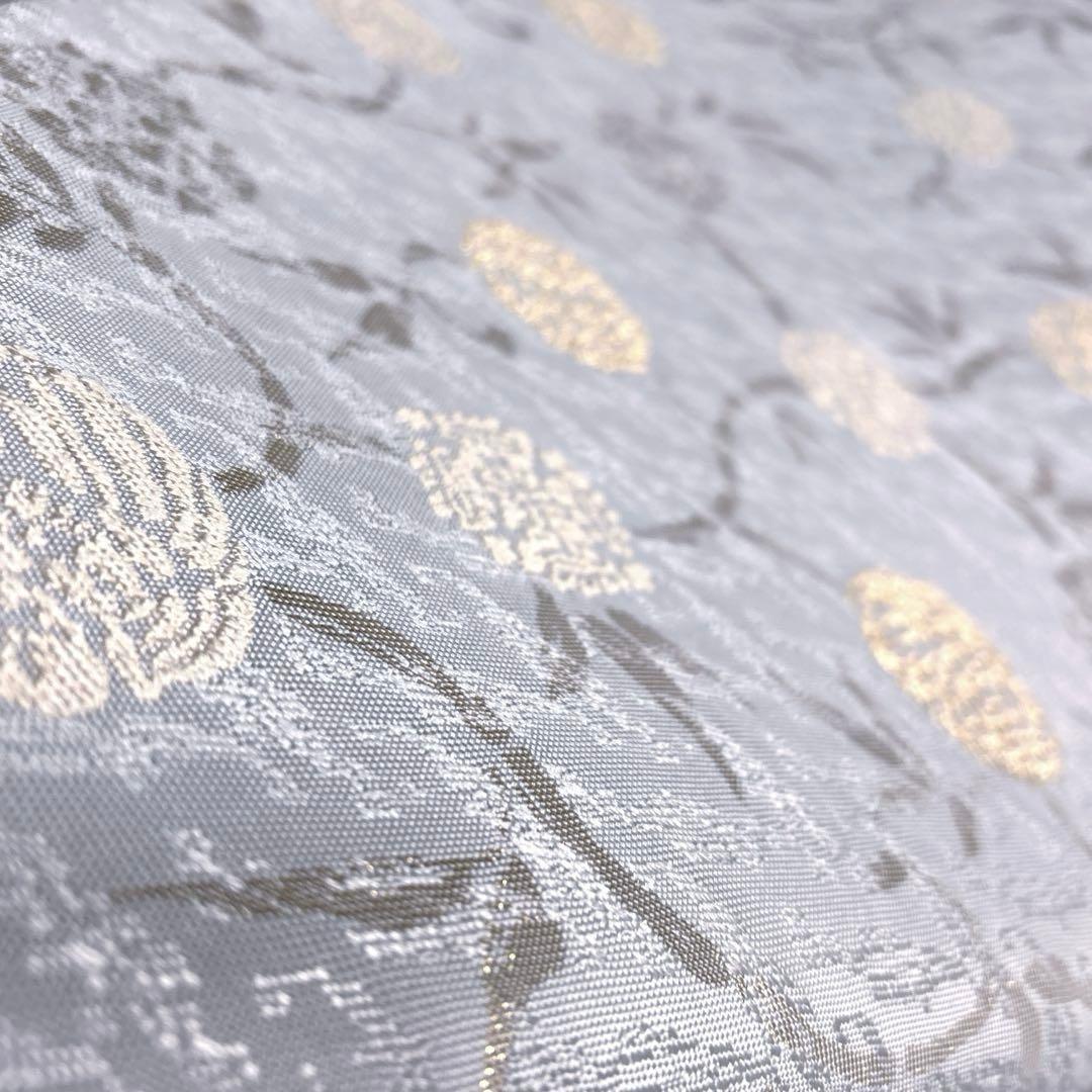 正絹　袋帯【本金箔】《花唐草》