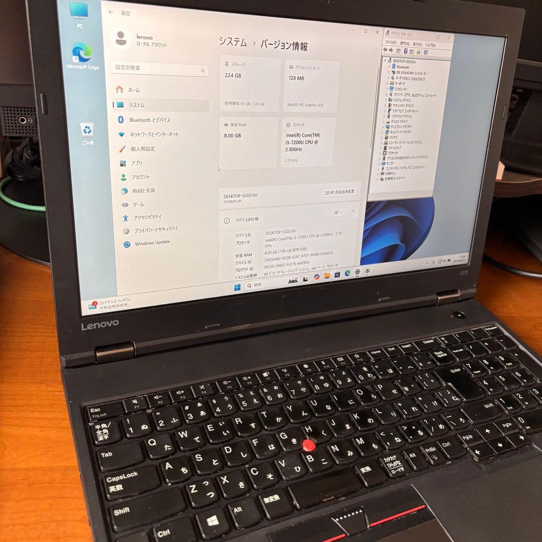 Windowsノート本体 Lenovo ThinkPad L570 SSD 240GB Win11 FHD Amazon.co.jp: 【整備済み品】 レノボノートパソコンThinkPad L570