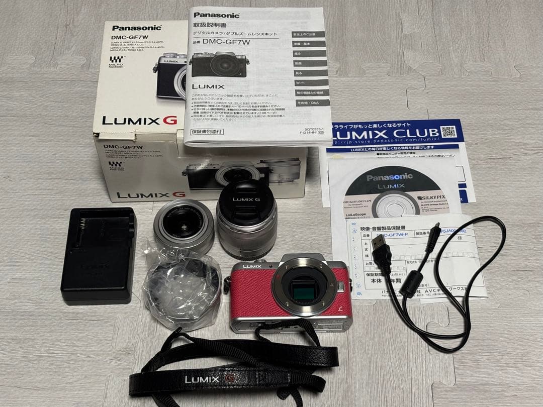 Panasonic DMC-GF7W ミラーレス一眼 カメラ ピンク 概要 デジタル一眼カメラ/ダブルレンズキット DMC-GF7W | LUMIX