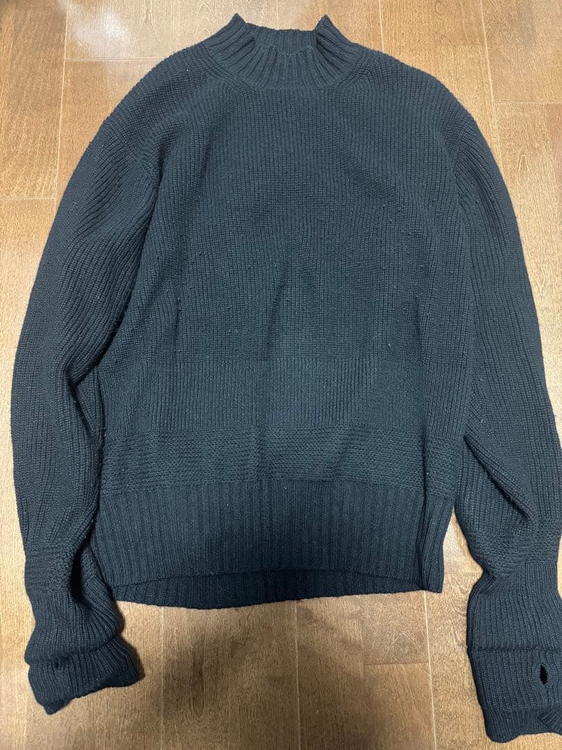 MAATEE&SONS WOOL 和紙 ARMY SWEATER サイズ3 - メルカリ