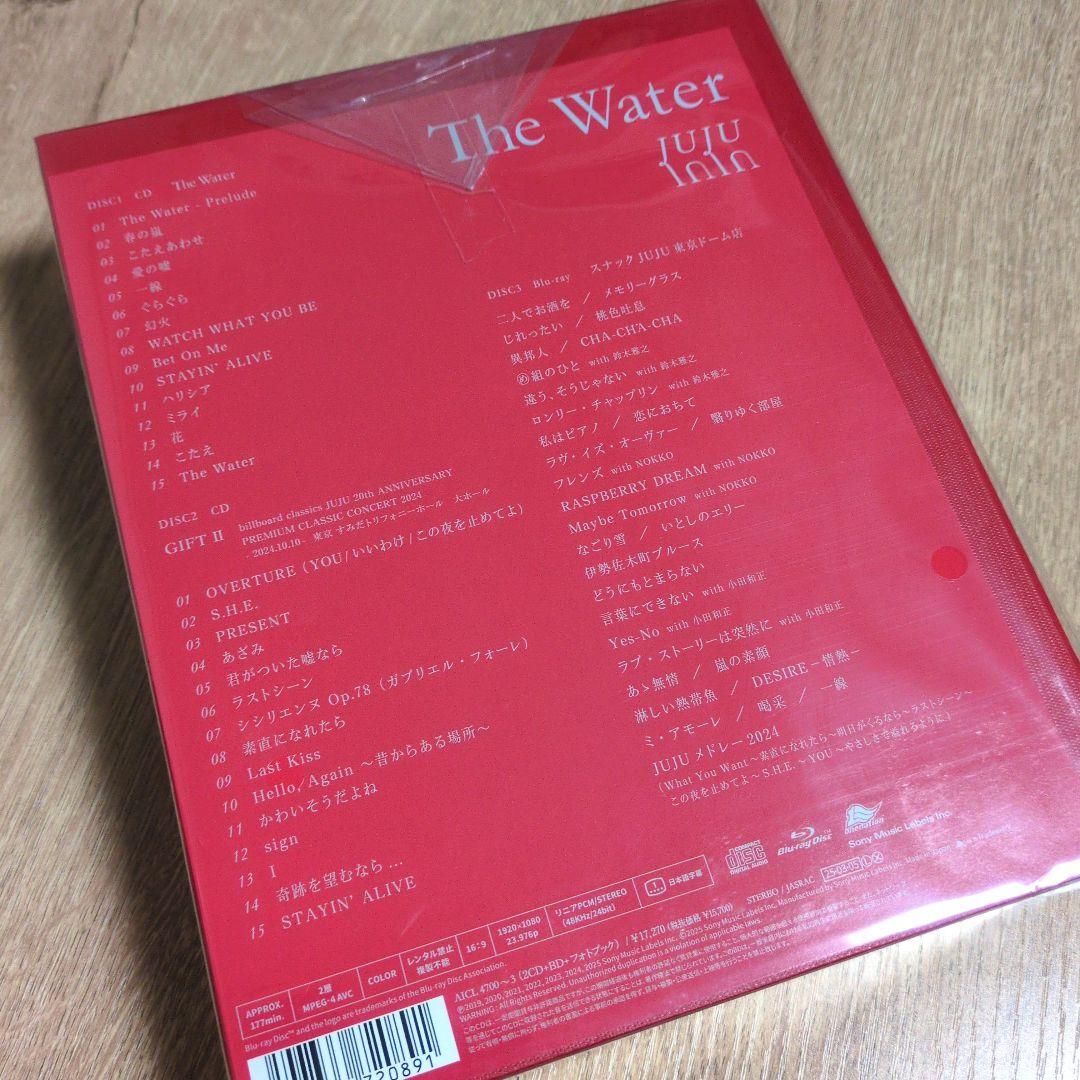 JUJU「The Water」〈完全生産限定盤（2CD+BD+ブックレット）〉