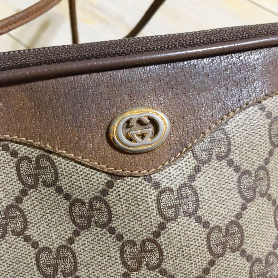 希少❣️正規品 オールドグッチ 紙タグ ショルダーバッグ