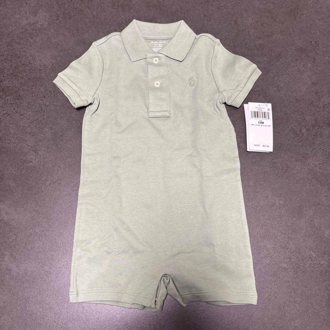 新品未使用】Ralph Lauren ラルフローレン ロンパース 12M 80 - メルカリ