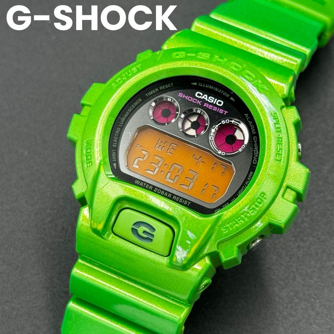 レア】G-SHOCK DW-6900NB-3 メタリックカラー グリーン - メルカリ