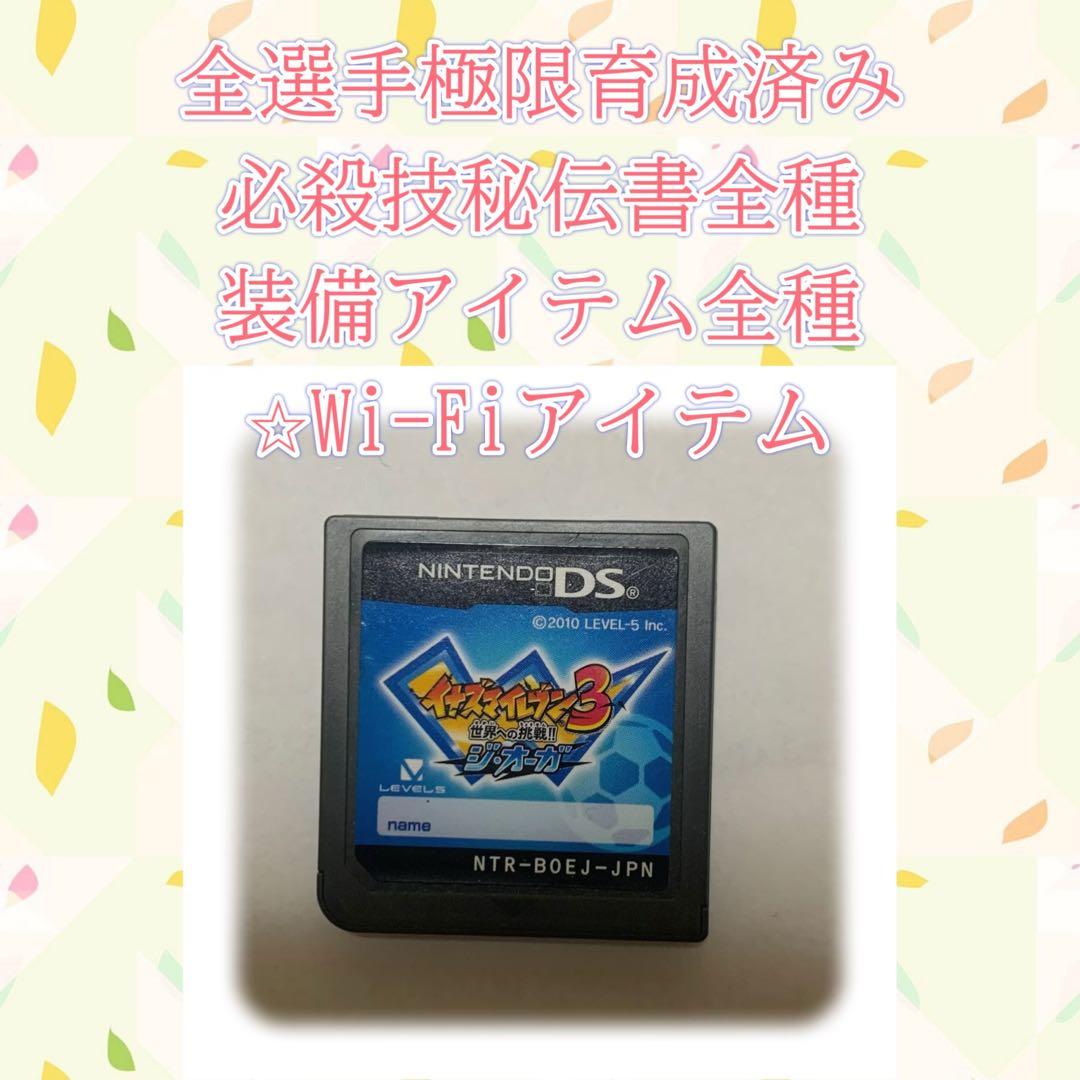 全メンバー極限育成済】イナズマイレブン3 世界への挑戦!!ジ・オーガ