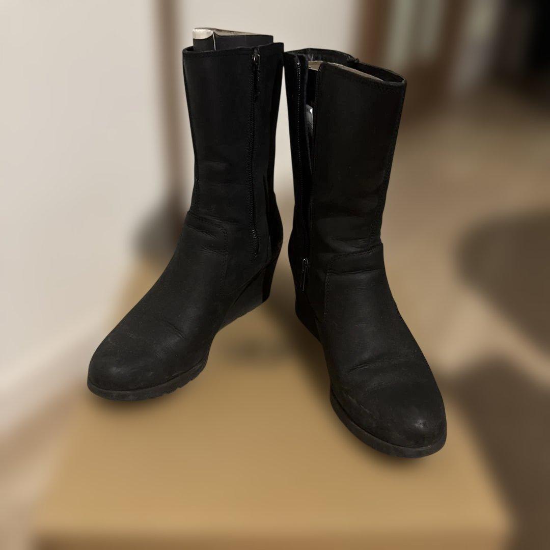 UGG W JOELY ブラック ロングブーツ 8 UGG W JOELY ブラック ロングブーツ 8