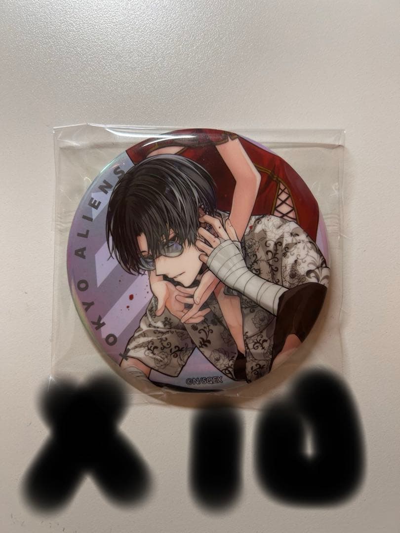 東京エイリアンズ 憂炎 オーロラ缶バッジ - メルカリ