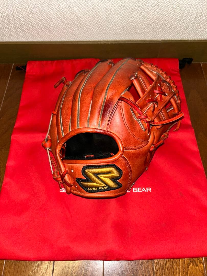 SURE PLAY 硬式内野手用グローブ グラブケース付き シュアプレイ（SURE PLAY） 内野手用グローブ 大人 一般 硬式グラブ