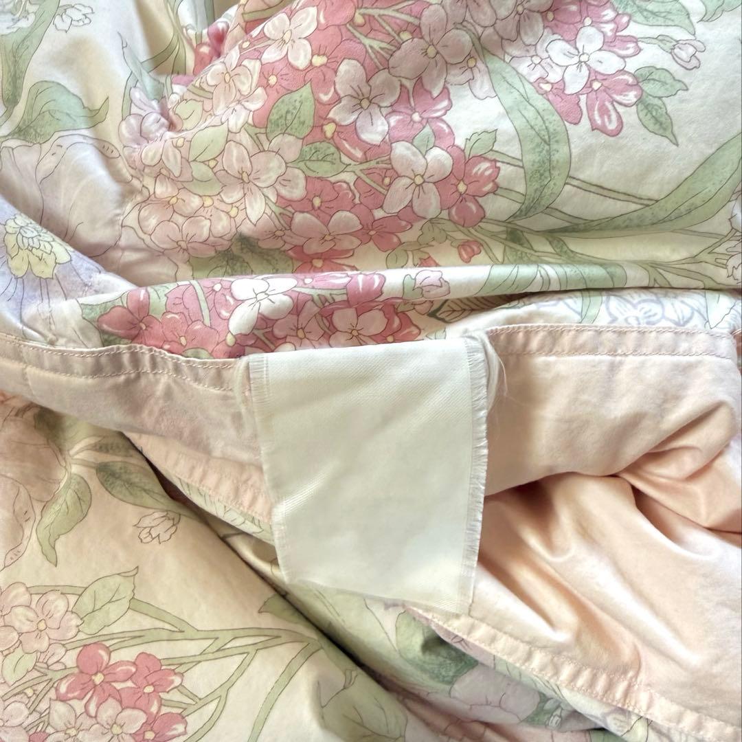 西川 シングル 冬用羽毛布団 花柄 150x210cm - メルカリ