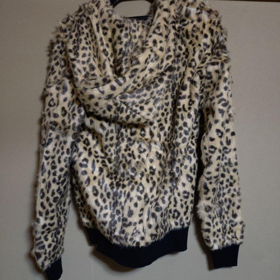 【当時180着限定】新藤晴一　豹柄パーカー