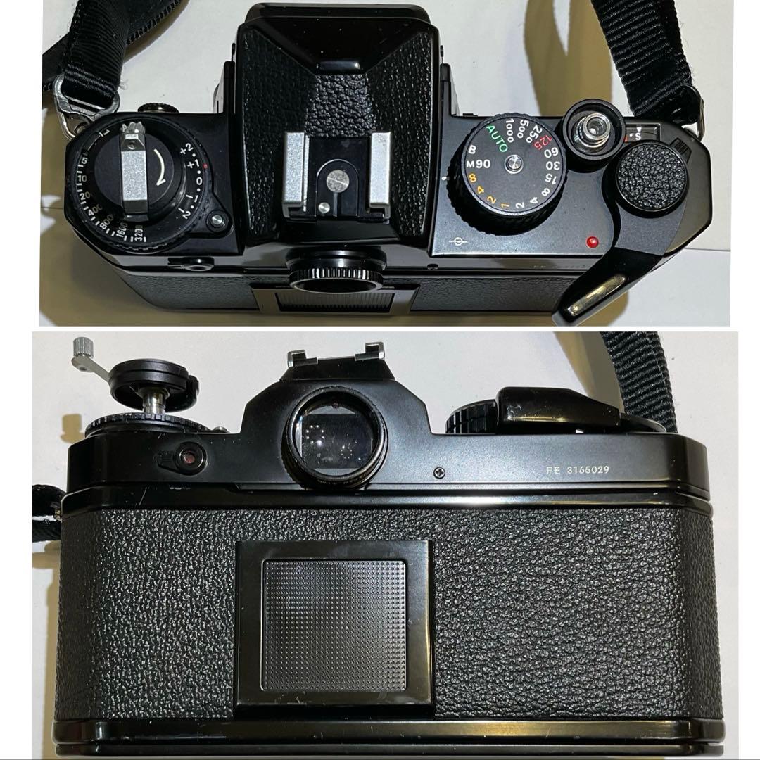 ニコン NIKON FE 本体 ベルト レンズx3 ケース レリーズ フィルター