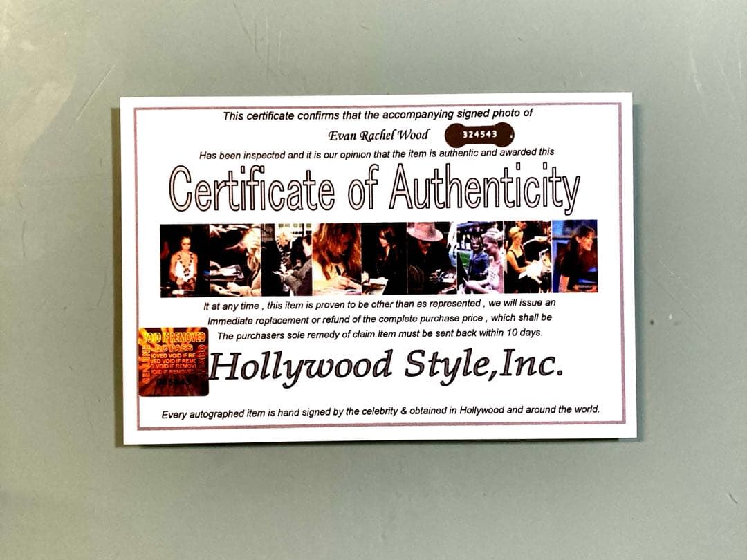 エヴァンレイチェル直筆サイン入り超大型写真… - メルカリ