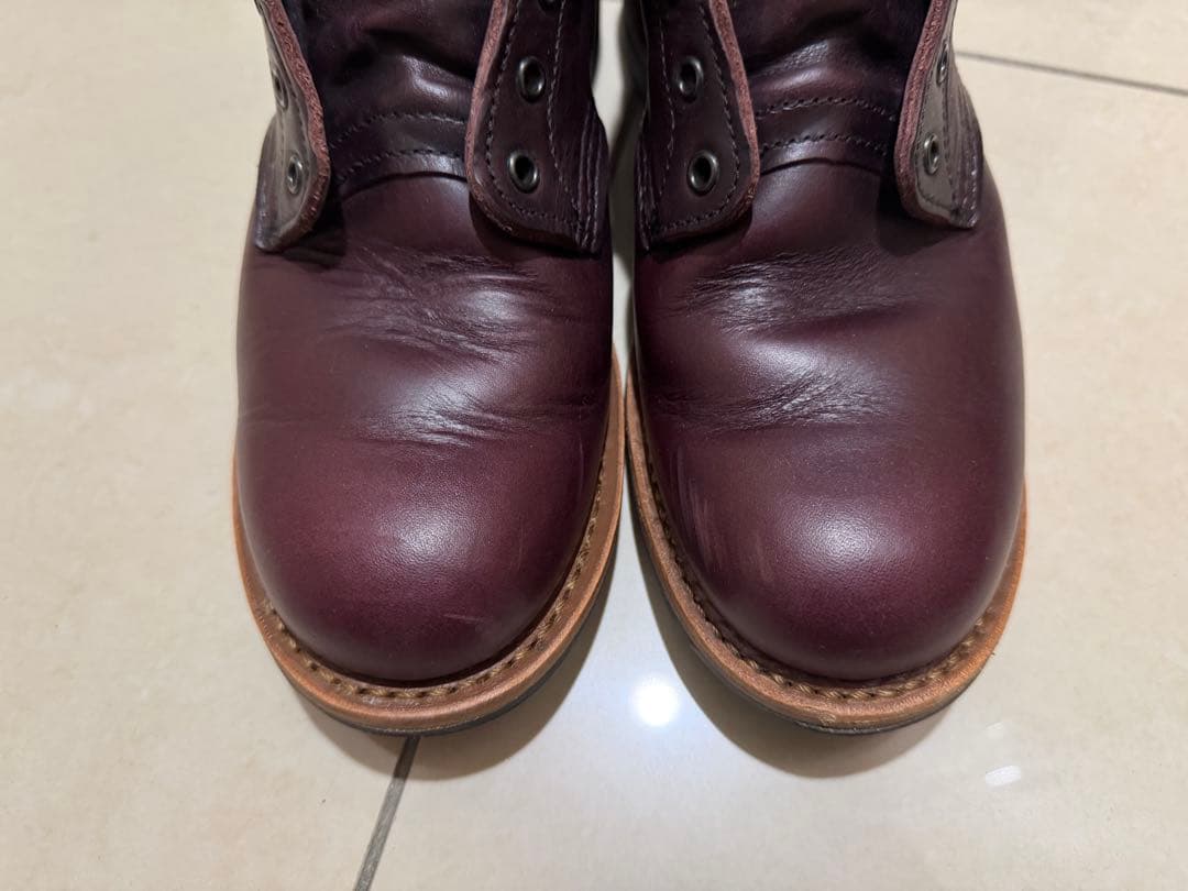 美品 新ベックマン 9419 US7.5（25.5cm）箱 代え紐付き