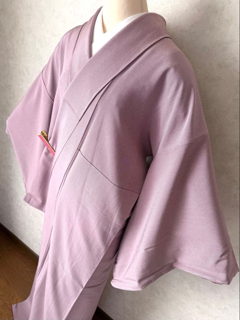 a19 未使用 服部光擴作 正絹 万筋 江戸小紋 作家物 裄 68 - メルカリ