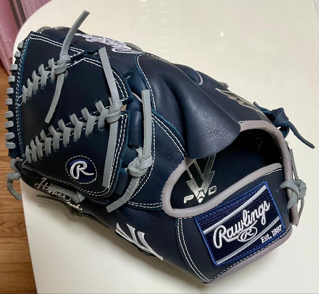 [タイセイ]ローリングス　ハイパーテック　ヤンキース　軟式　投手　左 Rawlings（ローリングス） HYPER TECH MLB TEAM ヤンキース 投手用 左