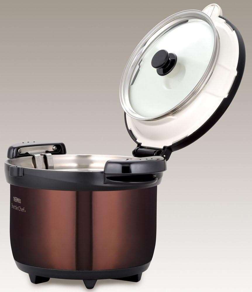 THERMOS 真空保温調理器 シャトルシェフ 3.0L クリアブラウン