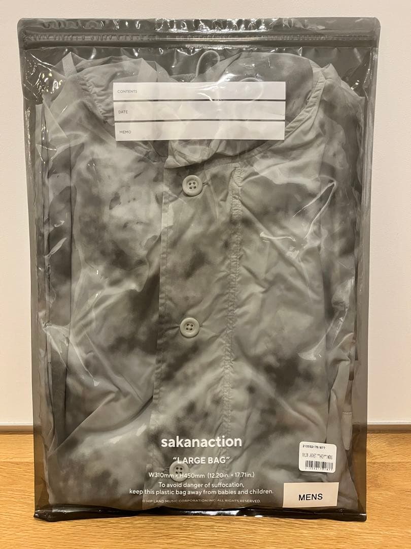 sakanaction NYLON JACKET “HAZY” MENS