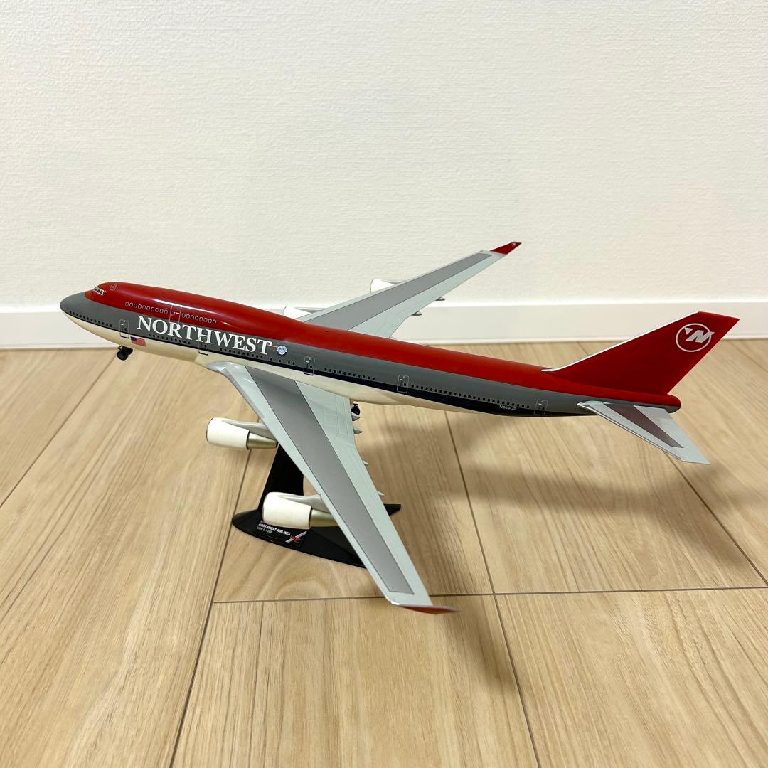 herpa 1/200スケール ノースウエスト航空 Boeing 747-400 - メルカリ